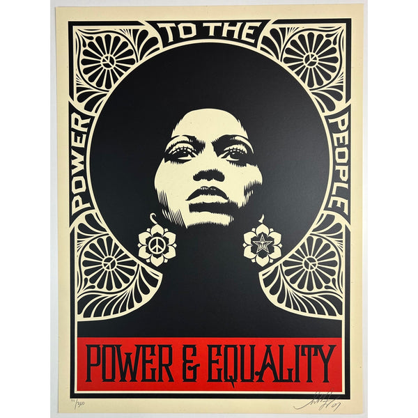 SHEPARD FAIREY (OBEY GIANT) - 2007 - AFROCENTRIC (BLACK)