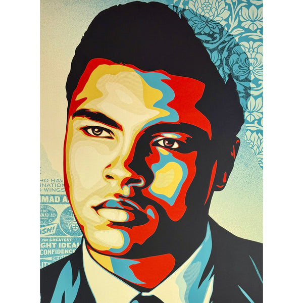 SHEPARD FAIREY (OBEY GIANT) - 2023 - MUHAMMAD ALI - HEAVYWEIGHT IDEALS (LARGE FORMAT)