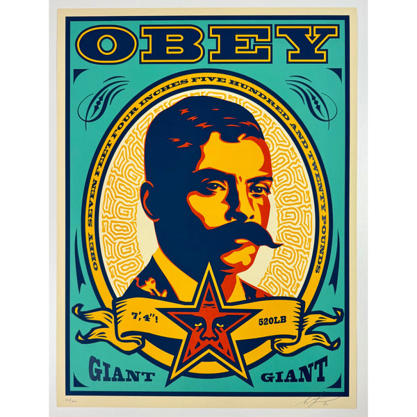 SHEPARD FAIREY (OBEY GIANT) - 2020 - ZAPATA (TEAL)