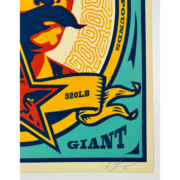 SHEPARD FAIREY (OBEY GIANT) - 2020 - ZAPATA (TEAL)