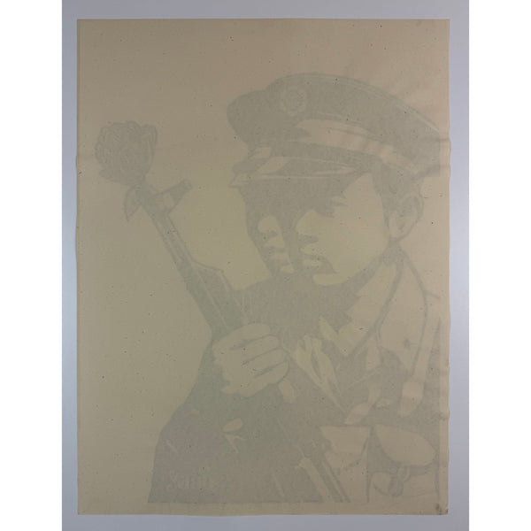 SHEPARD FAIREY (OBEY GIANT) - 2006 - CHINESE SOLDIERS (BLACK & WHITE PASTER)