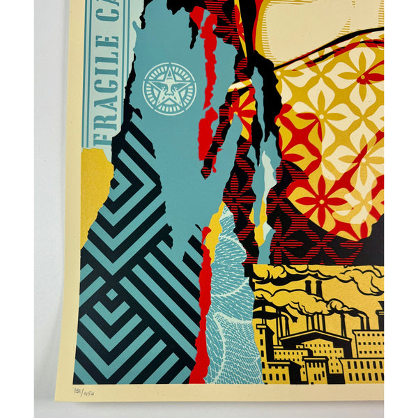 SHEPARD FAIREY (OBEY GIANT) - 2017 - GOLDEN FUTURE FOR SOME (DIPTYCH)