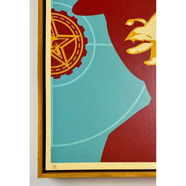 SHEPARD FAIREY (OBEY GIANT) - 2020 - CHUCK D: FIGHT THE POWER (SILKSCREEN ON WOOD)