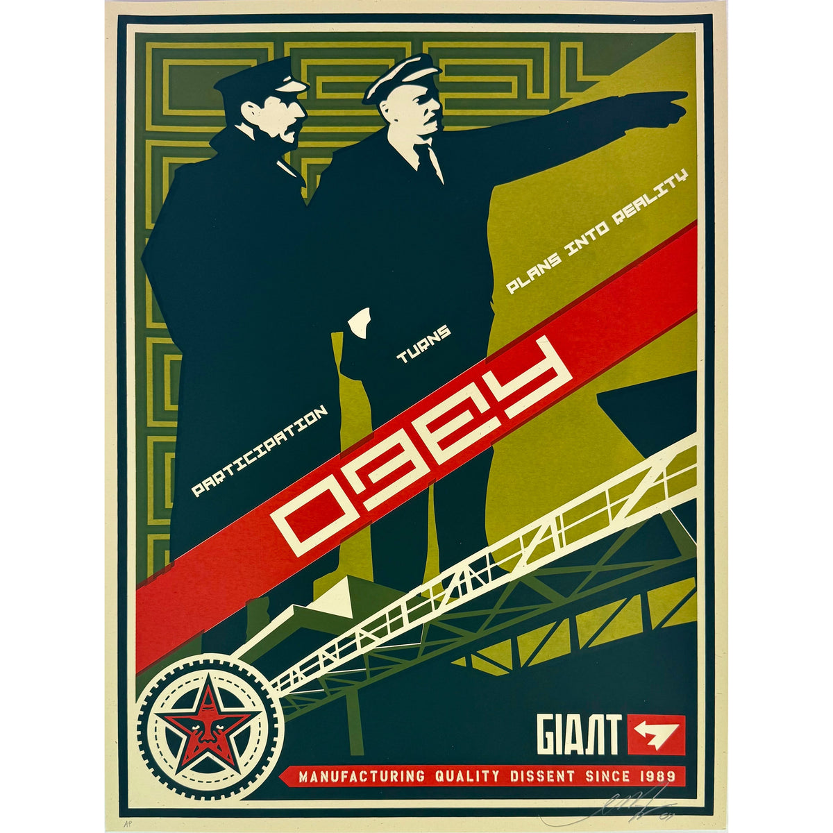 SHEPARD FAIREY (OBEY GIANT) - 2001 - OBEY METROPOLIS – Galerie Façade