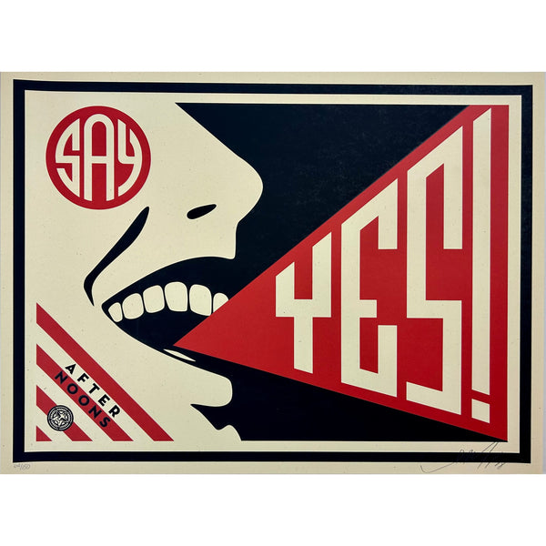 SHEPARD FAIREY (OBEY GIANT) - 2008 - AFTERNOONS SAY YES!