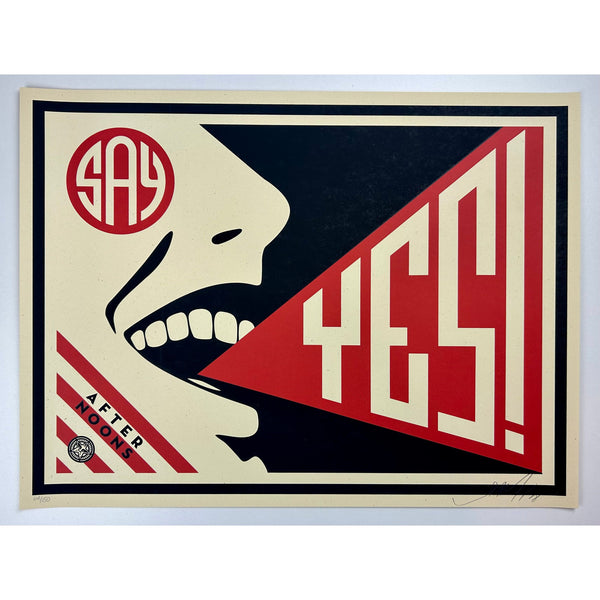 SHEPARD FAIREY (OBEY GIANT) - 2008 - AFTERNOONS SAY YES!