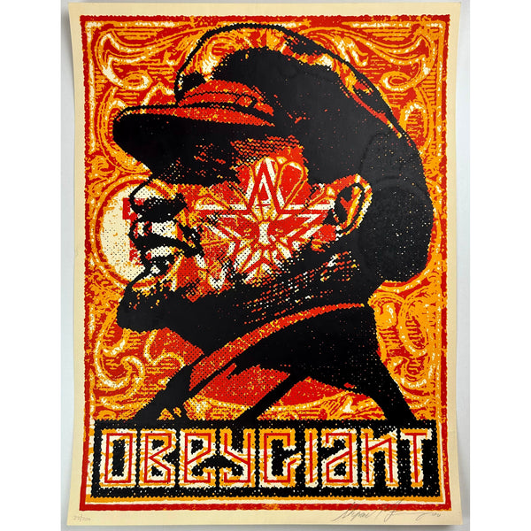 SHEPARD FAIREY (OBEY GIANT) - 2000 - LENIN STAMP