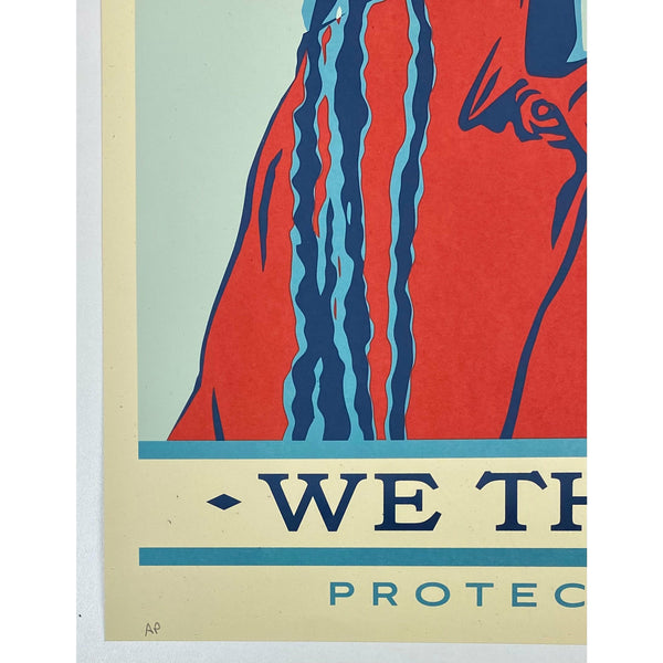 SHEPARD FAIREY (OBEY GIANT) - 2017 - WE THE PEOPLE / PROTECT EACH OTHER
