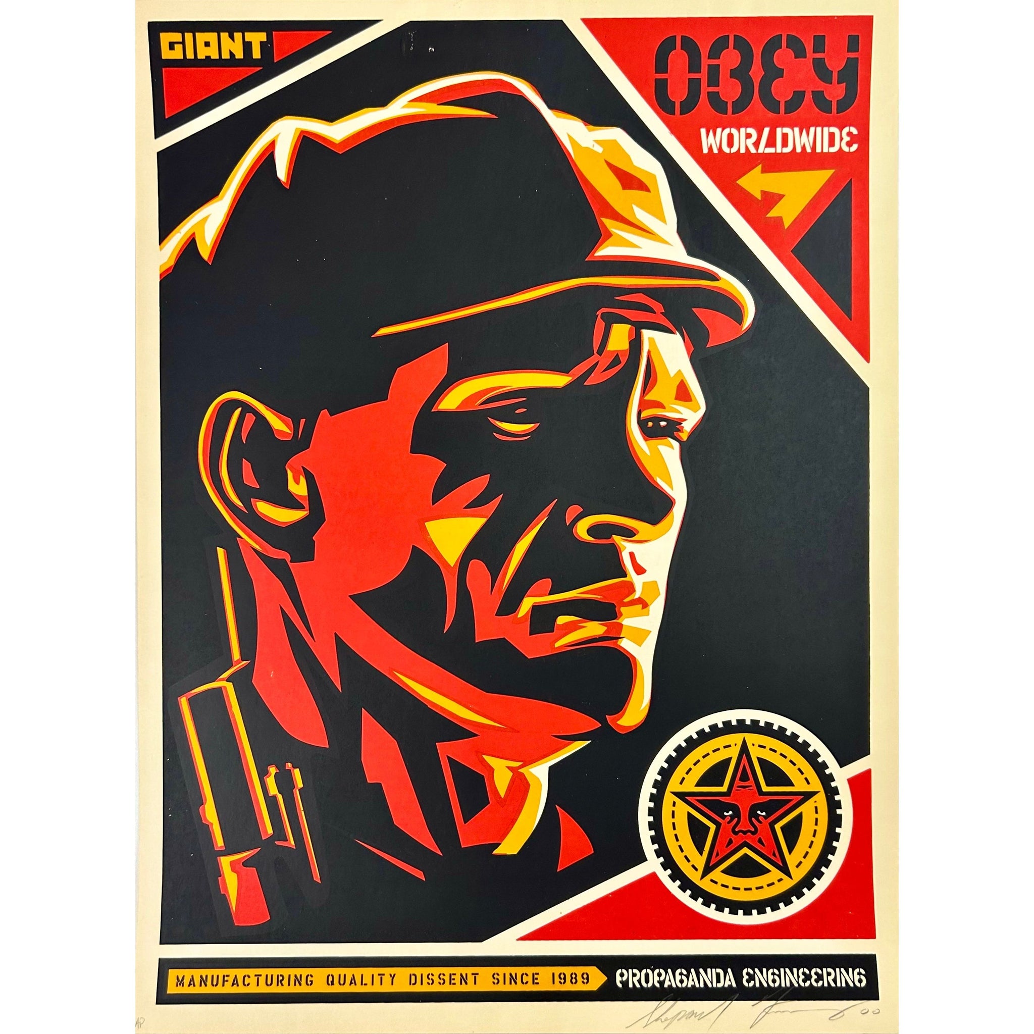 SHEPARD FAIREY (OBEY GIANT) - 2000 - WORKER (OBEY GIANT WORKER)