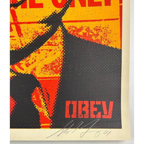 SHEPARD FAIREY (OBEY GIANT) - 2001 - NIXON POSTER (NIXON'S THE ONE)