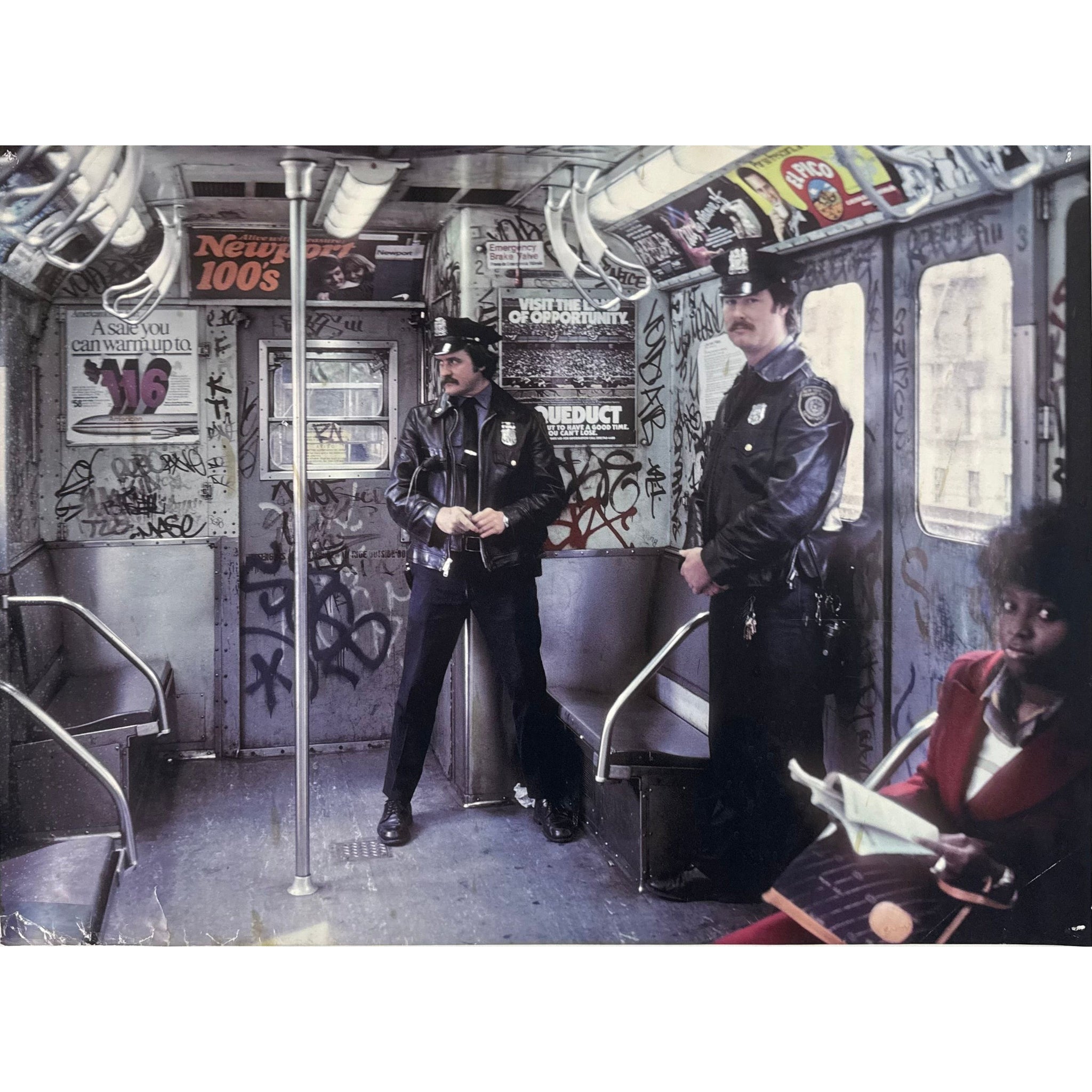 MARTHA COOPER - 2004 - MARTHA COOPER EXHIBITION POSTER / HIP HOP FILES (SUBWAY COPS))