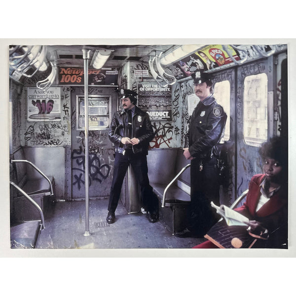 MARTHA COOPER - 2004 - MARTHA COOPER EXHIBITION POSTER / HIP HOP FILES (SUBWAY COPS))