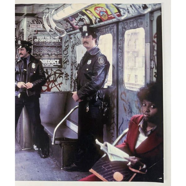 MARTHA COOPER - 2004 - MARTHA COOPER EXHIBITION POSTER / HIP HOP FILES (SUBWAY COPS))