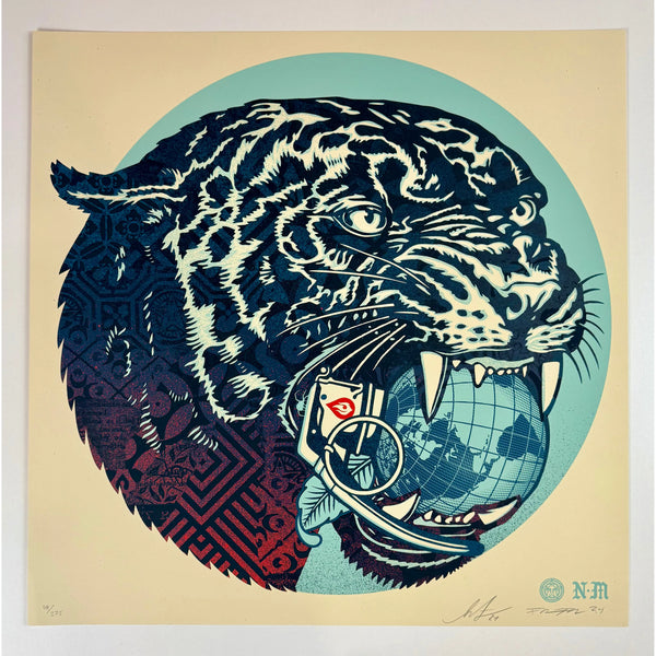 SHEPARD FAIREY (OBEY GIANT) - 2024 - CLIMATE CLASH (CREAM)
