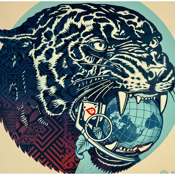 SHEPARD FAIREY (OBEY GIANT) - 2024 - CLIMATE CLASH (CREAM)