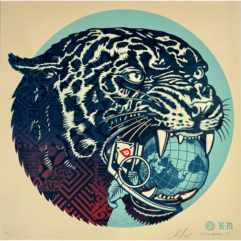 SHEPARD FAIREY (OBEY GIANT) - 2024 - CLIMATE CLASH (CREAM)