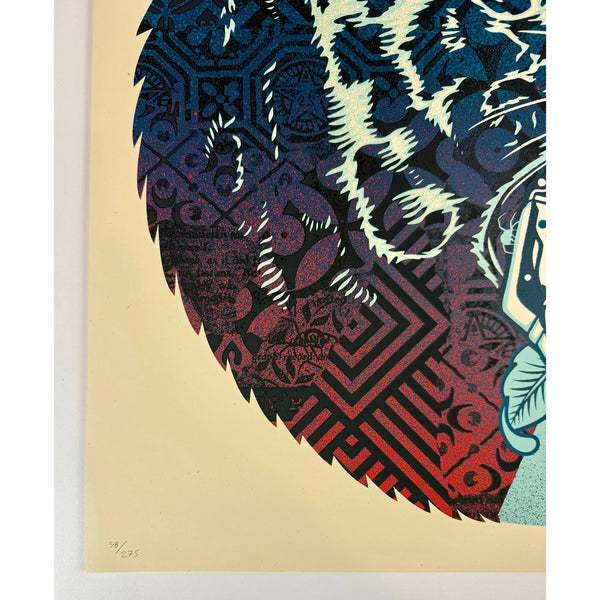 SHEPARD FAIREY (OBEY GIANT) - 2024 - CLIMATE CLASH (CREAM)