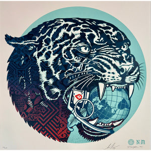 SHEPARD FAIREY (OBEY GIANT) - 2024 - CLIMATE CLASH (WHITE)