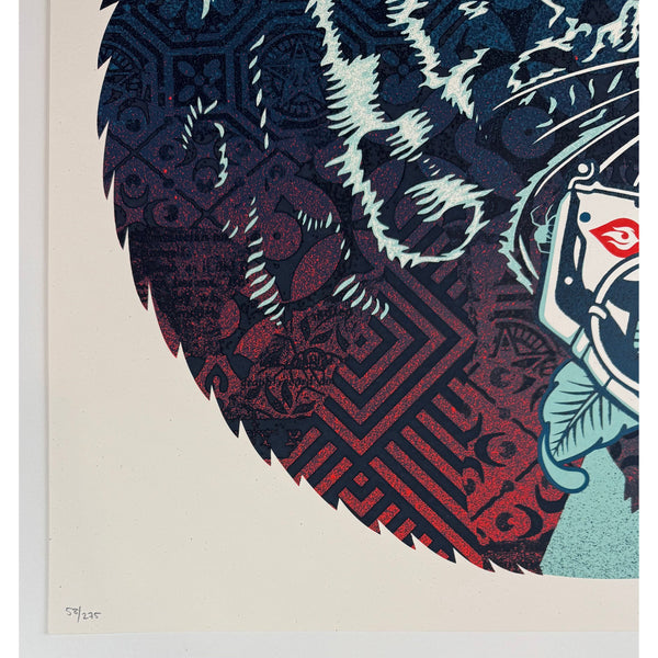 SHEPARD FAIREY (OBEY GIANT) - 2024 - CLIMATE CLASH (WHITE)