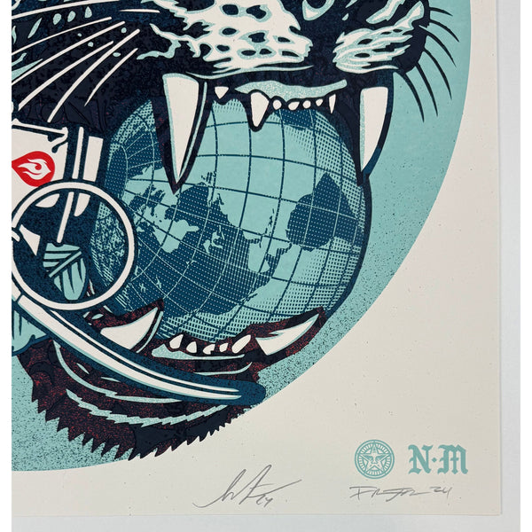 SHEPARD FAIREY (OBEY GIANT) - 2024 - CLIMATE CLASH (WHITE)
