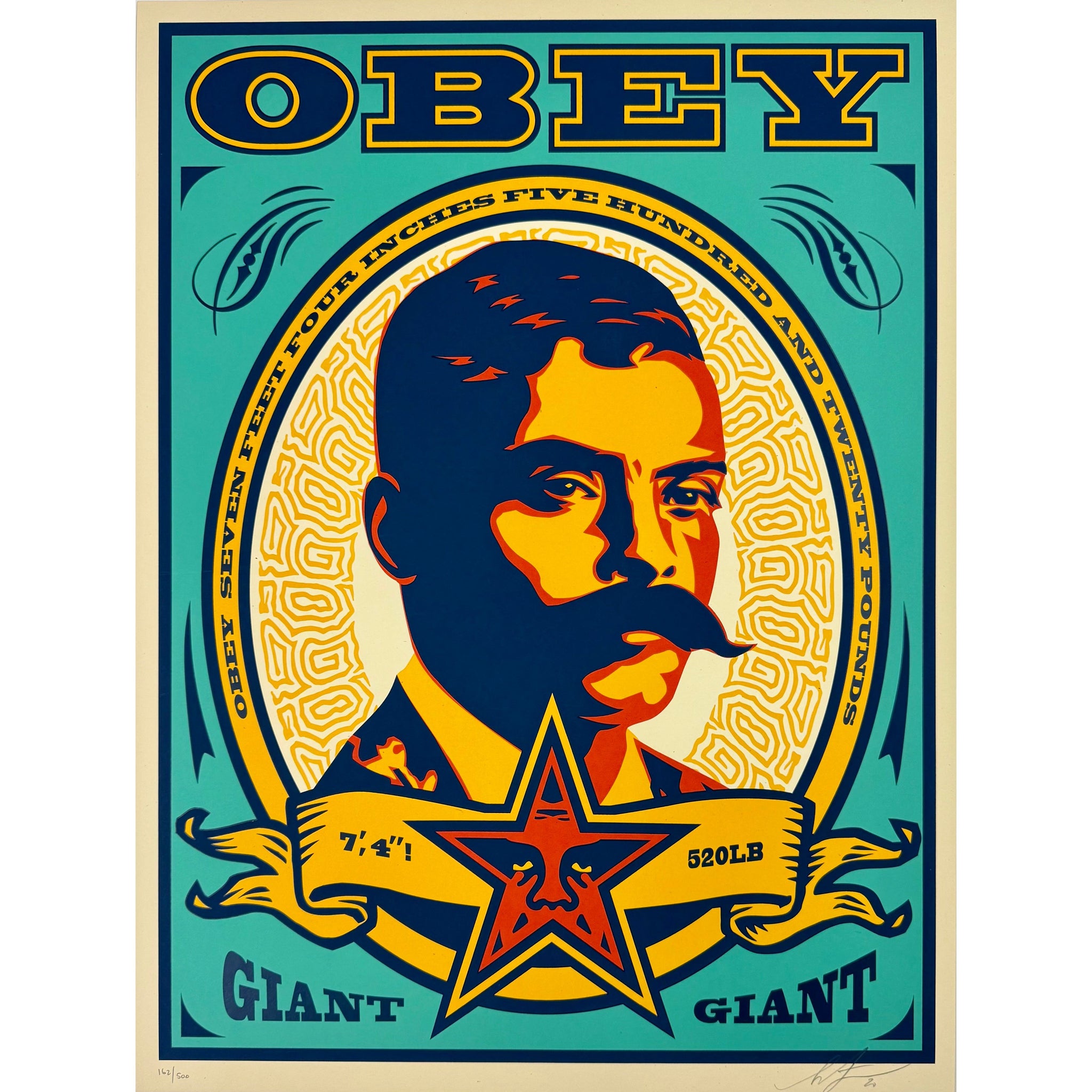 SHEPARD FAIREY (OBEY GIANT) - 2020 - ZAPATA (TEAL)
