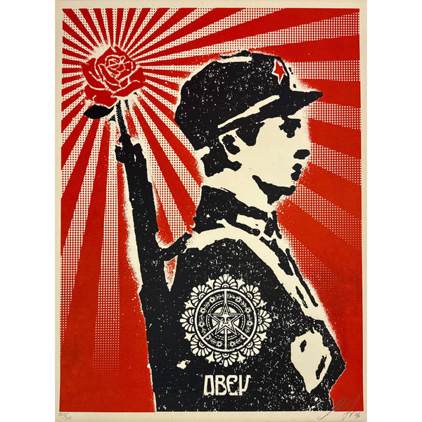 SHEPARD FAIREY (OBEY GIANT) - 2006 - ROSE SOLDIER