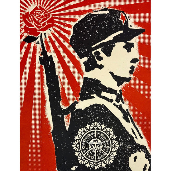 SHEPARD FAIREY (OBEY GIANT) - 2006 - ROSE SOLDIER