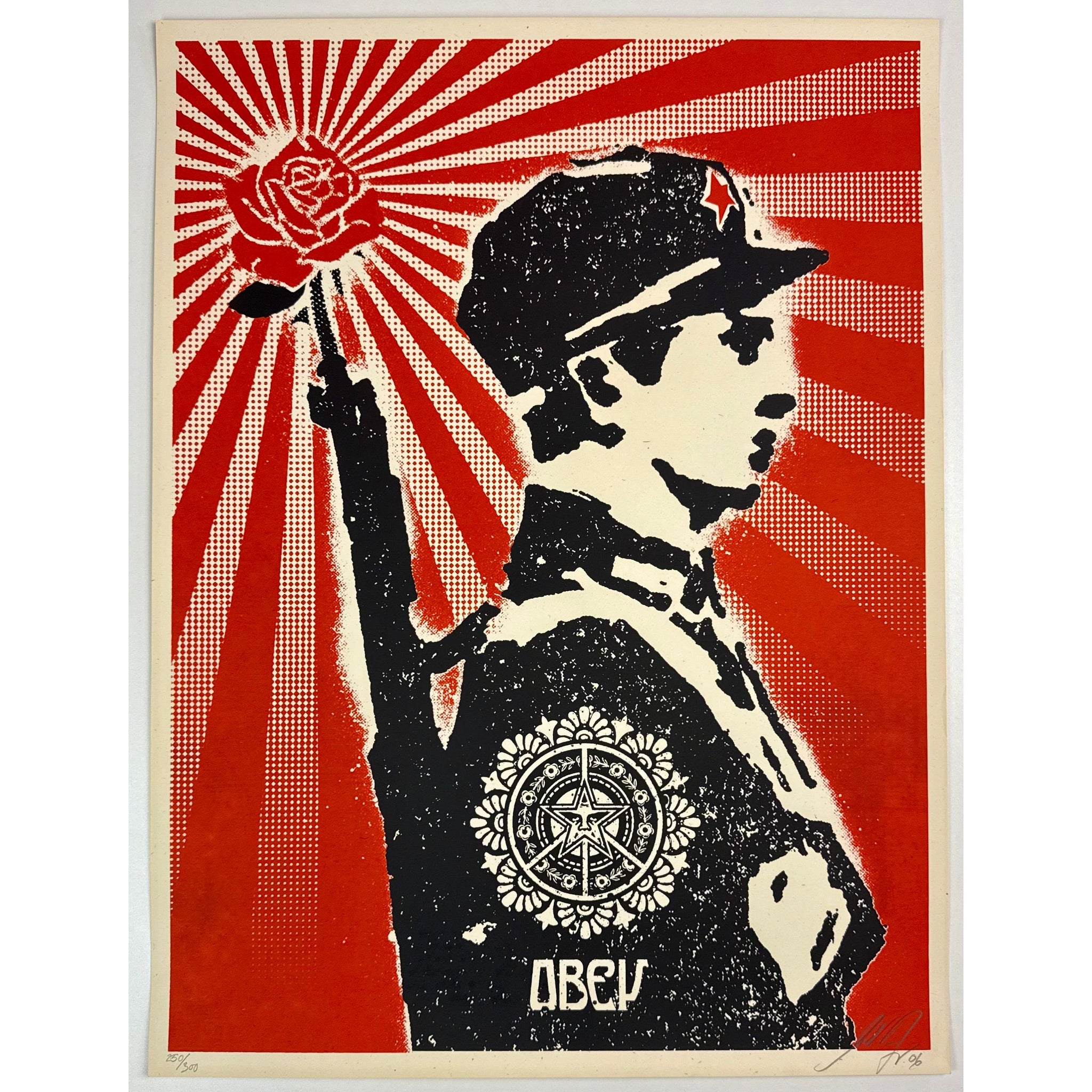 SHEPARD FAIREY (OBEY GIANT) - 2006 - ROSE SOLDIER
