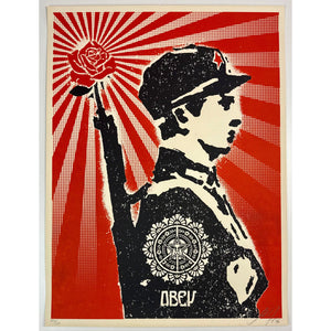 SHEPARD FAIREY (OBEY GIANT) - 2006 - ROSE SOLDIER