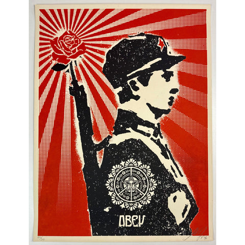 SHEPARD FAIREY (OBEY GIANT) - 2006 - ROSE SOLDIER
