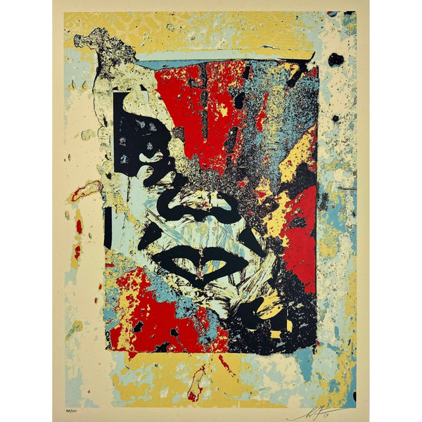 SHEPARD FAIREY (OBEY GIANT) - 2019 - ENHANCED DISINTEGRATION (RED)