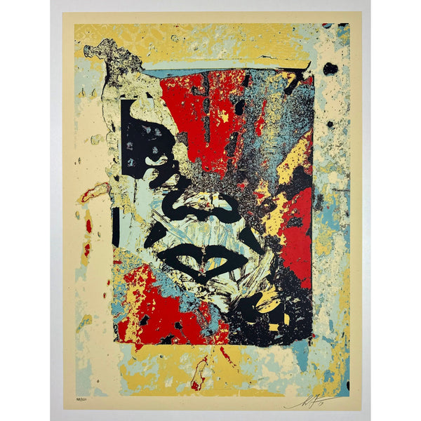 SHEPARD FAIREY (OBEY GIANT) - 2019 - ENHANCED DISINTEGRATION (RED)