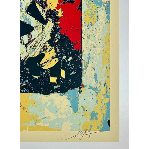 SHEPARD FAIREY (OBEY GIANT) - 2019 - ENHANCED DISINTEGRATION (RED)