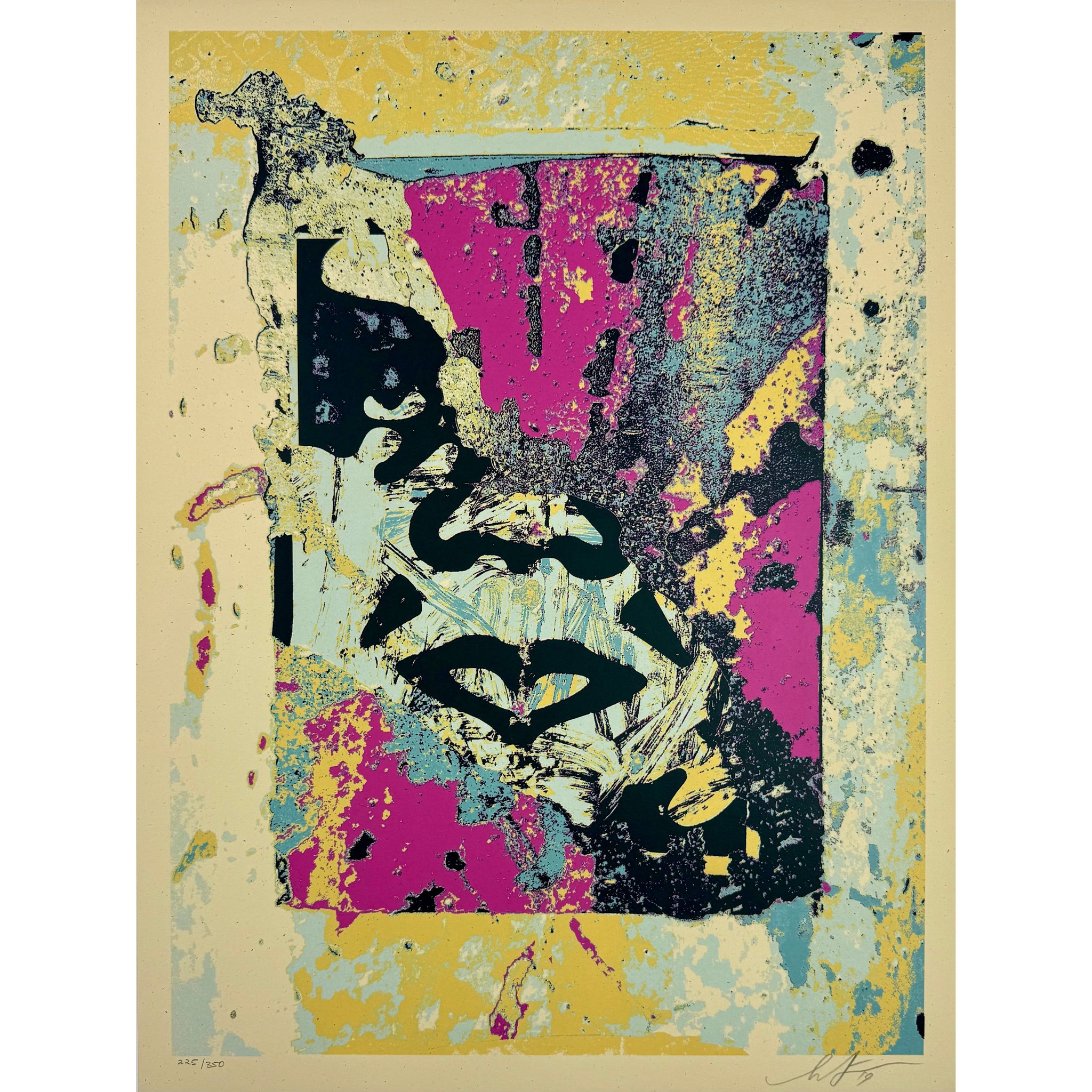 SHEPARD FAIREY (OBEY GIANT) - 2019 - ENHANCED DISINTEGRATION (PINK)