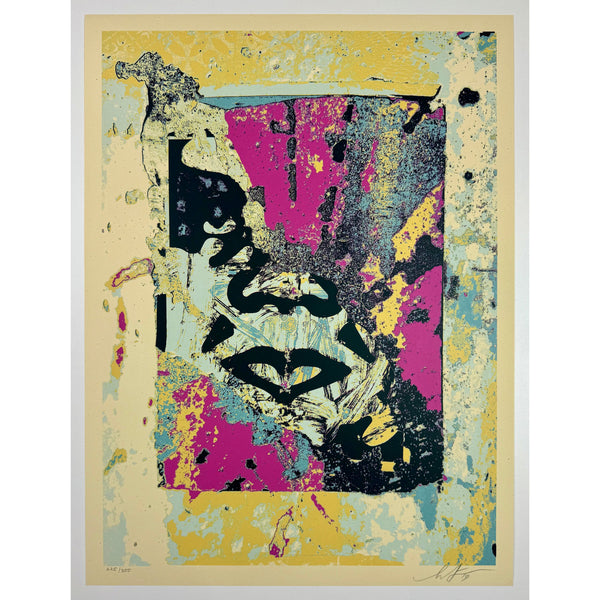 SHEPARD FAIREY (OBEY GIANT) - 2019 - ENHANCED DISINTEGRATION (PINK)