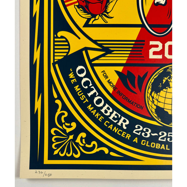 SHEPARD FAIREY (OBEY GIANT) - 2009 - RIDE FOR THE ROSES