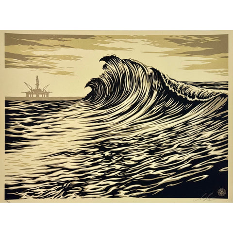 SHEPARD FAIREY (OBEY GIANT) - 2015 - WATER IS THE NEW BLACK