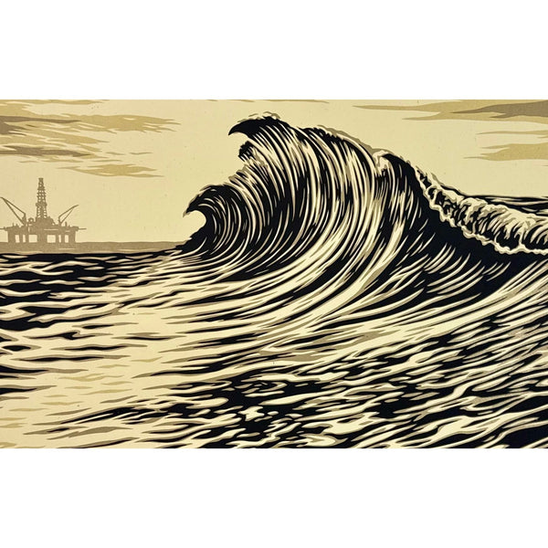 SHEPARD FAIREY (OBEY GIANT) - 2015 - WATER IS THE NEW BLACK