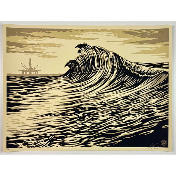 SHEPARD FAIREY (OBEY GIANT) - 2015 - WATER IS THE NEW BLACK