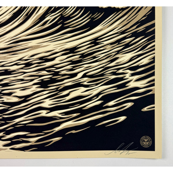 SHEPARD FAIREY (OBEY GIANT) - 2015 - WATER IS THE NEW BLACK