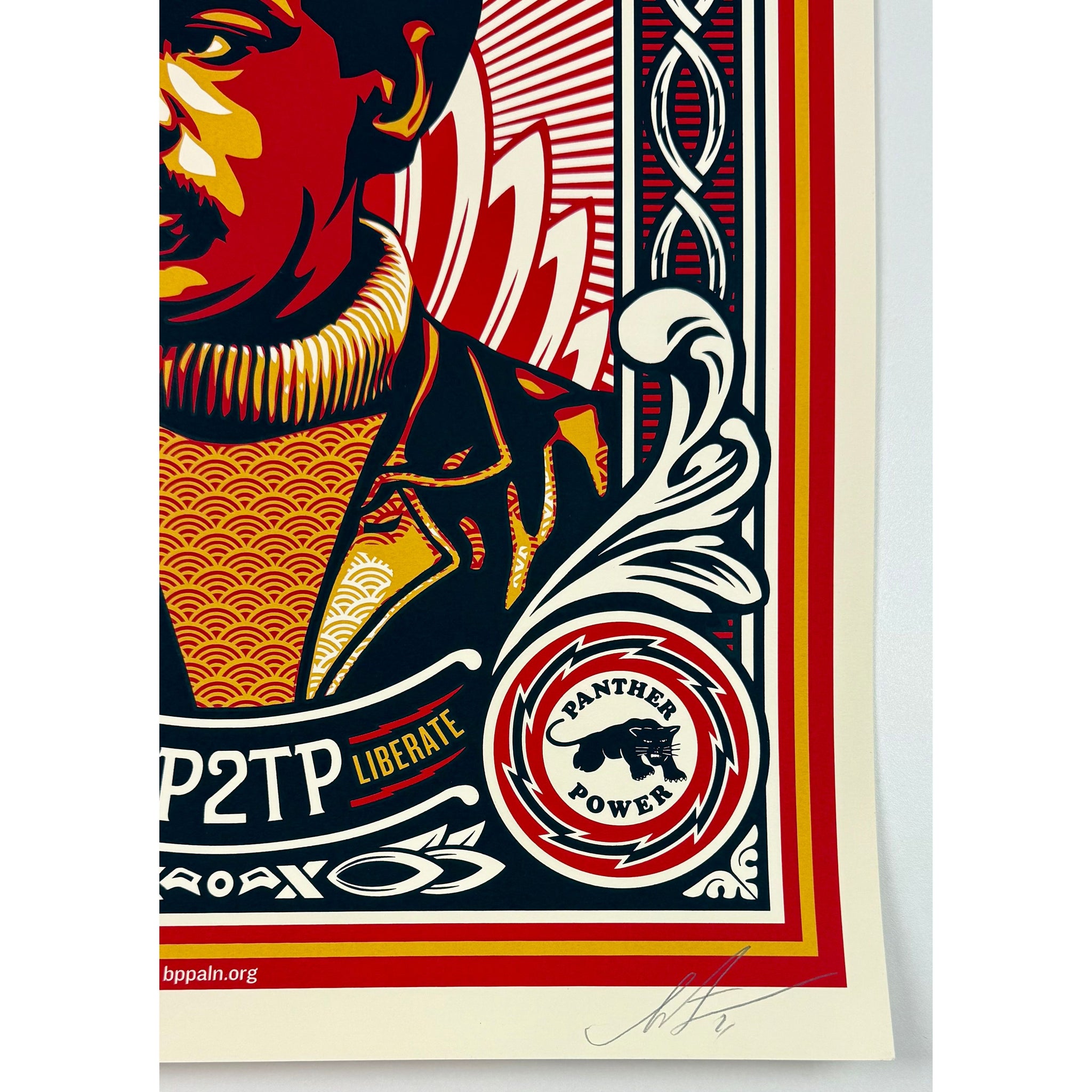SHEPARD FAIREY (OBEY GIANT) - 2021 - EDUCATE TO LIBERATE (CREAM