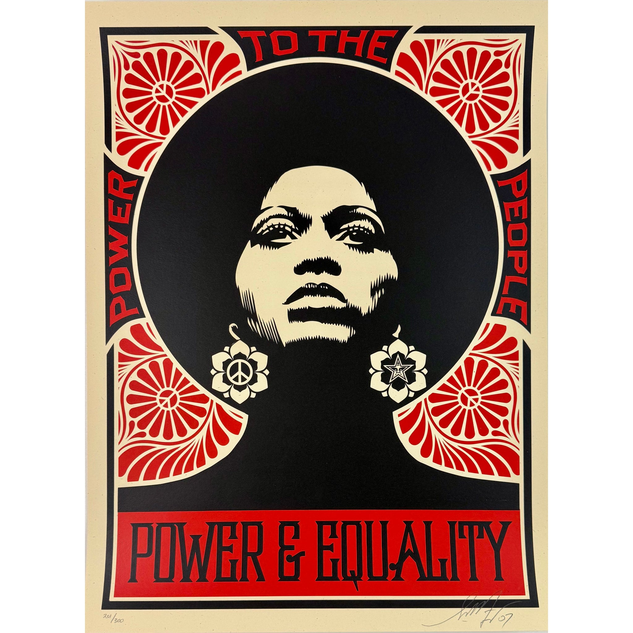 SHEPARD FAIREY (OBEY GIANT) - 2007 - AFROCENTRIC (RED)