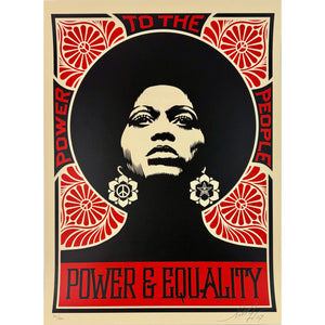 SHEPARD FAIREY (OBEY GIANT) - 2007 - AFROCENTRIC (RED)