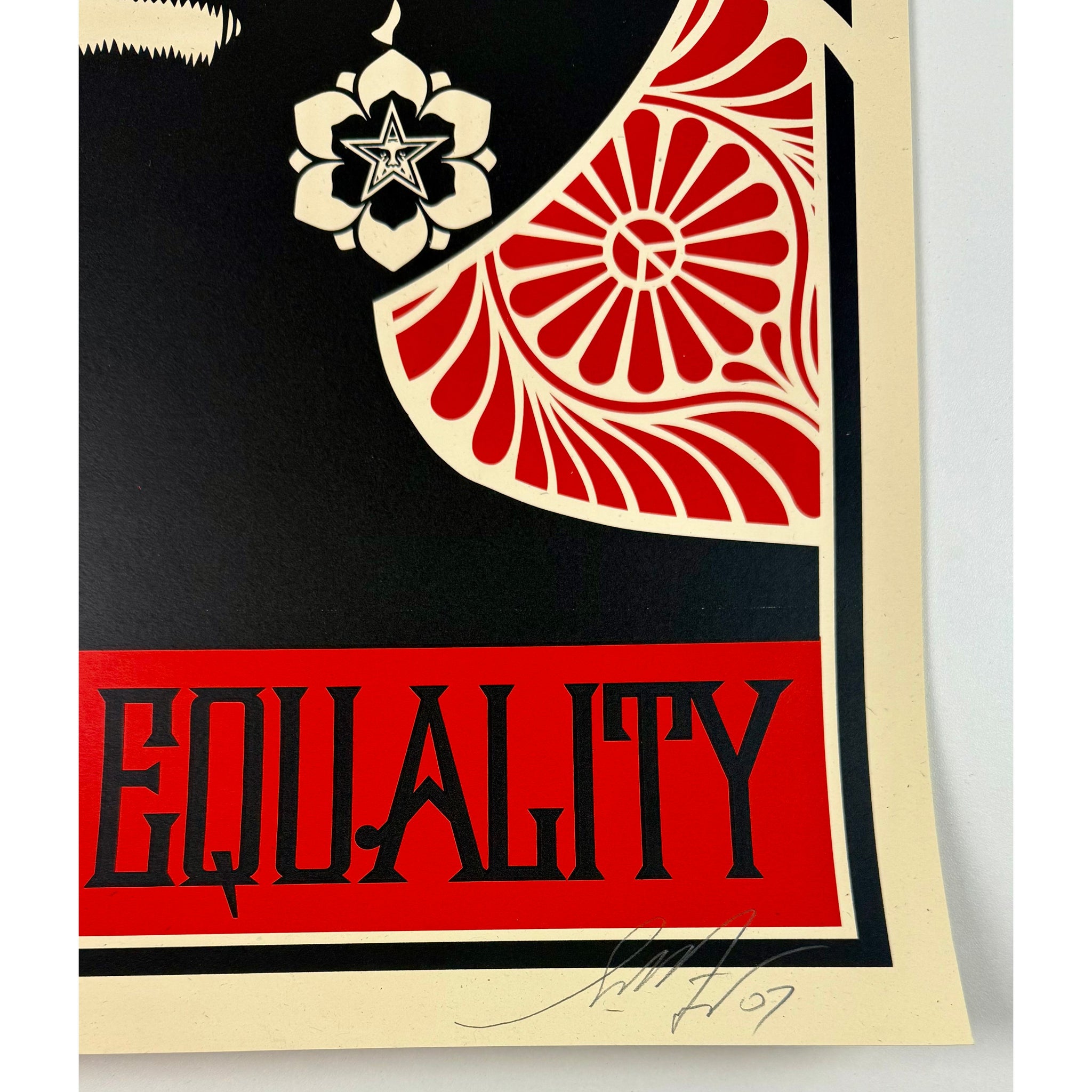 希少 black flag Shepard Fairey obey ポスター Shepard Fairey Black Panther (Signed Print) 2004 | MyArtBroker