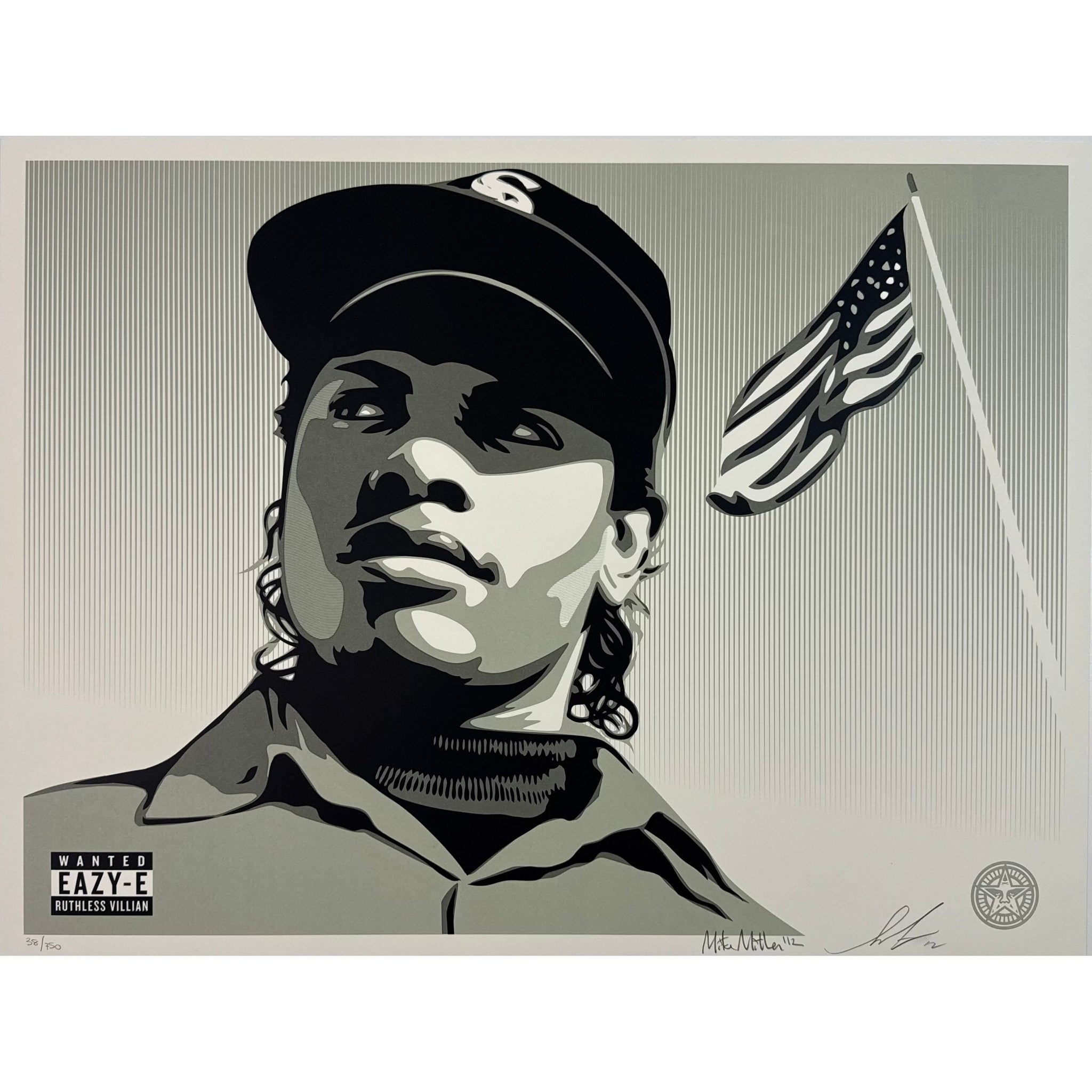 SHEPARD FAIREY (OBEY GIANT) - 2012 - COMPTON'S MOST WANTED