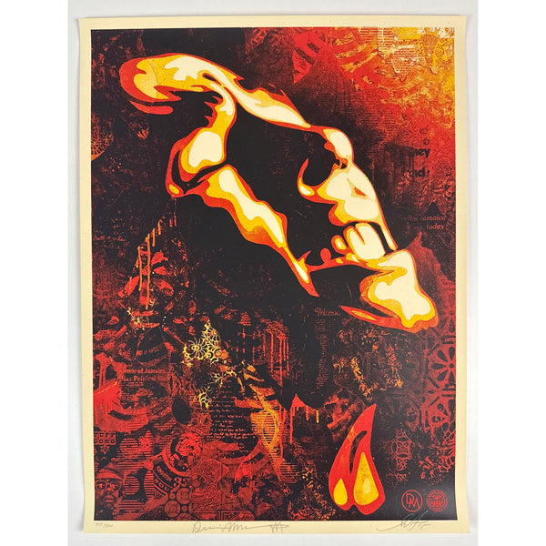 SHEPARD FAIREY (OBEY GIANT) & DENNIS MORRIS - 2015 - SLAVE DRIVER (MARLEY)