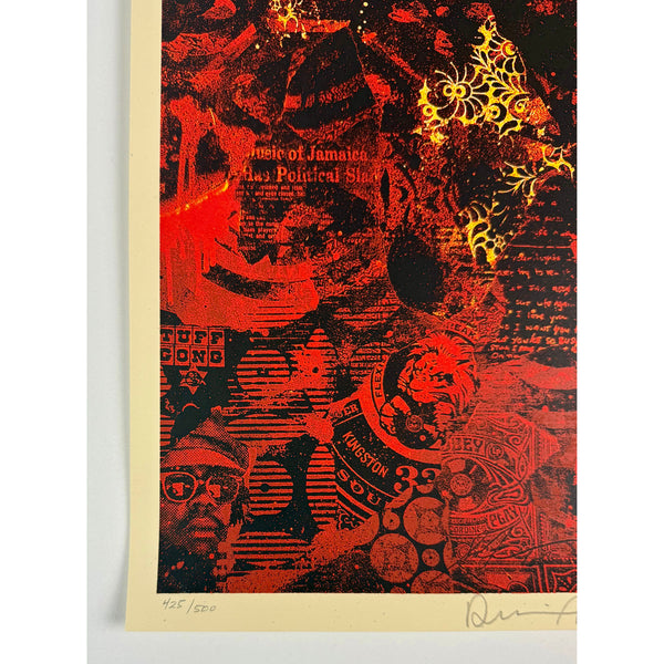 SHEPARD FAIREY (OBEY GIANT) & DENNIS MORRIS - 2015 - SLAVE DRIVER (MARLEY)