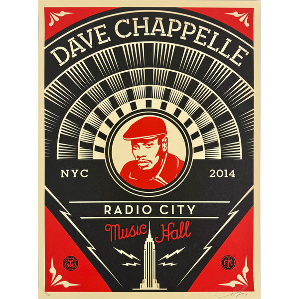 SHEPARD FAIREY (OBEY GIANT) - 2014 - DAVE CHAPPELLE NYC