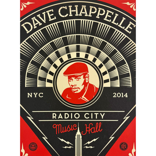 SHEPARD FAIREY (OBEY GIANT) - 2014 - DAVE CHAPPELLE NYC