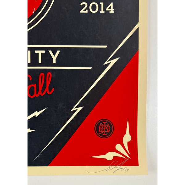 SHEPARD FAIREY (OBEY GIANT) - 2014 - DAVE CHAPPELLE NYC